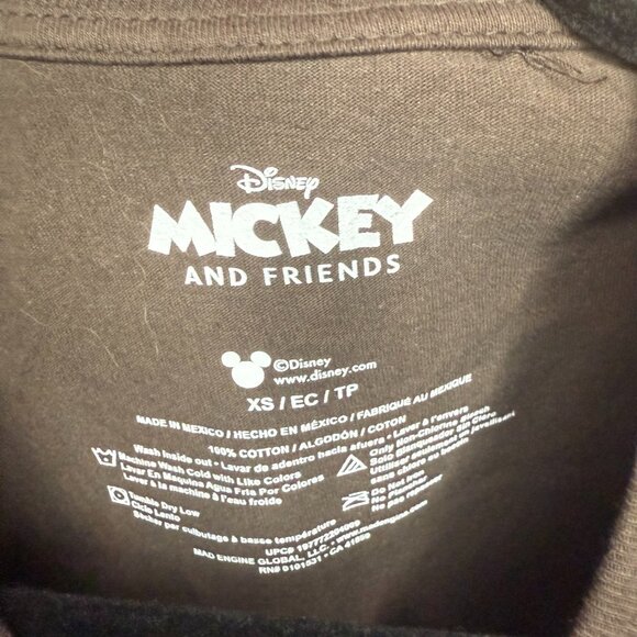Cropped Mickey Mouse Top - XS - Brown - Picture 4 of 4
